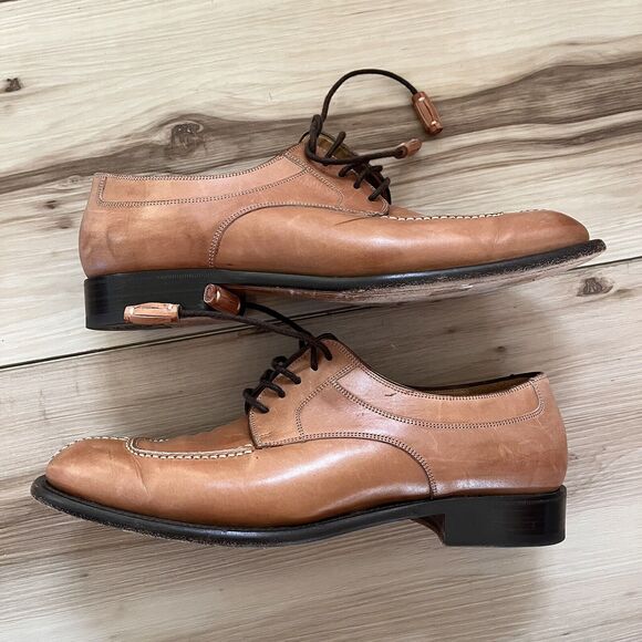 Vintage COLE HAAN Country Leather Italian Norwegian Oxford Derby Dress Shoes 9 B - Picture 4 of 9